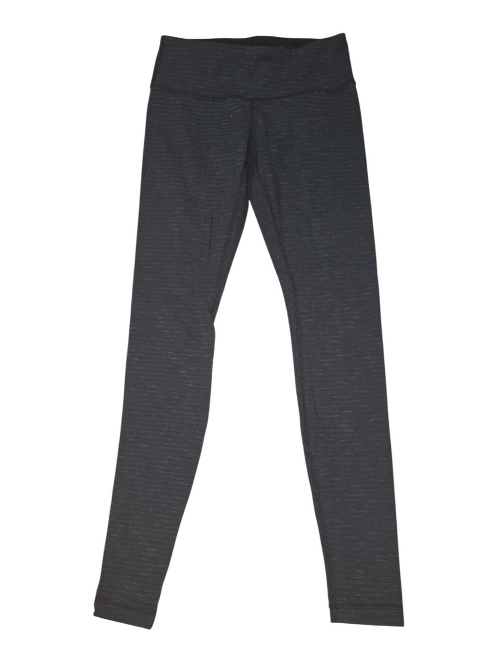 Lululemon Wunder Under Low-Rise Tight Heathered Black Charcoal Size 6